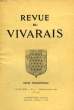 REVUE DU VIVARAIS, TOME LXIII, N° 3, 1959 (N° 579). COLLECTIF