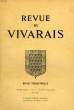 REVUE DU VIVARAIS, TOME LXIV, N° 1, 1960 (N° 581). COLLECTIF
