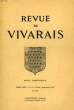 REVUE DU VIVARAIS, TOME LXXV, N° 3, 1971 (N° 627). COLLECTIF