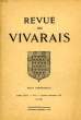 REVUE DU VIVARAIS, TOME LXXV, N° 4, 1971 (N° 628). COLLECTIF