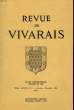REVUE DU VIVARAIS, TOME LXXXIX, N° 4, 1985 (N° 684). COLLECTIF