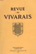 REVUE DU VIVARAIS, TOME XCII, N° 3, 1988 (N° 695). COLLECTIF