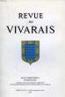 REVUE DU VIVARAIS, TOME XCV, N° 3, 1991 (N° 707). COLLECTIF