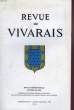 REVUE DU VIVARAIS, TOME XCVI, N° 3, 1992 (N° 711). COLLECTIF