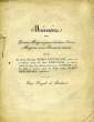 MEMOIRE POUR LESIEUR MAGNENS JEUNE ET LA DAME JEANNE MAGNENS, VEUVE BEAUMONT, INTIMES; CONTRE LA DAME HONOREE PICHOT SAINT-HILAIRE, VEUVE EN PREMIERES ...