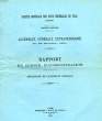 ASSEMBLEE GENERALE EXTRAORDINAIRE DU 25 NOV. 1881, RAPPORT DU CONSEIL D'ADMINISTRATION, RESOLUTIONS DE L'ASSEMBLEE GENERALE. COLLECTIF