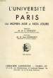 L'UNIVERSITE DE PARIS DU MOYEN-AGE A NOS JOURS. CHARLETY M. S., BONNEROT M. JEAN