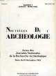 NOUVELLES DE L'ARCHEOLOGIE, N° 7, JAN.-MARS 1982. COLLECTIF