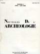 NOUVELLES DE L'ARCHEOLOGIE, N° 8, AVRIL-JUIN 1982. COLLECTIF