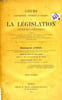COURS ALPHABETIQUE, THEORIQUE ET PRATIQUE DE LA LEGISLATION CIVILE ECCLESIASTIQUE, TOME I. ANDRE Mgr
