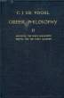 GREEK PHILOSOPHY, A COLLECTION OF TEXTS WITH NOTES AND EXPLANATIONS, VOL. II, ARISTOTLE THE EARLY PERIPATETIC SCHOOL AND THE EARLY ACADEMY. VOGEL C. ...