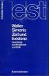ZEIT UND EXISTENZ. SIMONIS WALTER