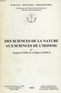 DES SCIENCES DE LA NATURE AUX SCIENCES DE L'HOMME