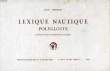 LEXIQUE NAUTIQUE POLYGLOTTE, FRANCAIS - ANGLAIS - ESPAGNOL - ITALIEN. MERRIEN JEAN