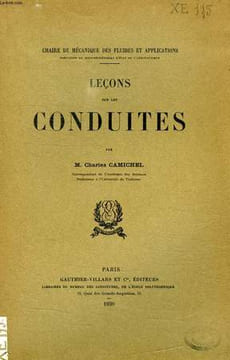 LECONS SUR LES CONDUITES. CAMICHEL M. CHARLES