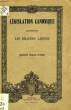 LEGISLATION CANONIQUE CONCERNANT LES RELIGIONS LAIQUES. COLLECTIF