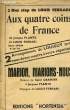 AUX QUATRE COINS DE FRANCE / MARION, MARIONS-NOUS. FERRARI Louis / PLANTE Jacques / SAINT-GRANIER
