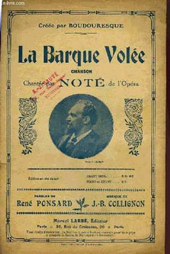LA BARQUE VOLEE. COLLIGNON J.-B. / PONSARD René