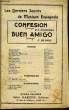 CONFESION / BUEN AMIGO. DISCEPOLO E.S. / DE CARO J.