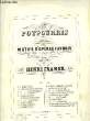 POTPOURRIS SUR DES MOTIFS D'OPERAS CELEBRES. CRAMER Henri