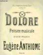 DOLORE. ANTHIOME Eugène