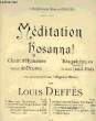 MEDITATION HOSANNA !. DEFFES Louis