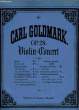 OP. 28. VIOLIN-CONCERT. GOLDMARK Carl