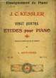 VINGT QUATRE ETUDES POUR PIANO. KESSLER J.C.