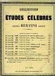 COLLECTION DES ETUDES CELEBRES. BERTINI Henri