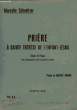 PRIERE A SAINT THERESE DE L'ENFANT JESUS. SCHVEITZER Marcelle