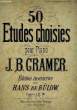 50 ETUDES CHOISIES. CRAMER J.B.