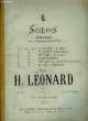 6 SOLOS POUR VIOLON. LEONARD H.