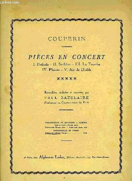 PIECES EN CONCERT. COUPERIN