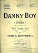 DANNY BOY. WEATHERLY FRED. E.