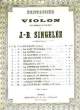 FANTAISIE POUR VIOLON. SINGELEE J.B.