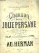 CHANSON DE LA PERSANE. HERMAN Ad.