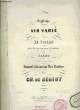 SEPTIEME AIR VARIE POUR LE VIOLON. DE BERIOT Ch.