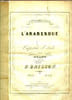 L'ARABESQUE. BRISSON F.