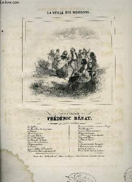 LA VEILLE DES MOISSONS. BERAT Frédéric