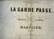 LA GARDE PASSE. MARFAING