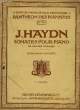 SONATES POUR PIANO 1ER VOLUME. HAYDN J.