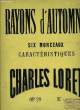 A L'OMBRE DES BOIS. LORET Charles