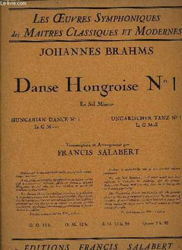 DANSE HONGROISE N°1. BRAHMS Johannes