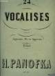 24 VOCALISES. PANOFKA H.