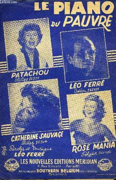LE PIANO DU PAUVRE. FERRE Léo