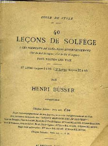 40 LECONS DE SOLFEGE