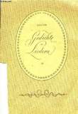 GEDICHTE IN LIEDERN. GOETHE