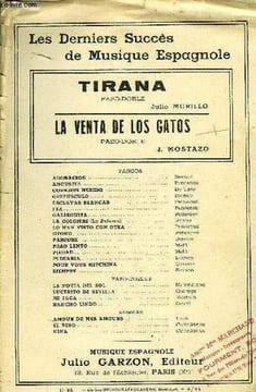 TIRANA / LA VENTA DE LOS GATOS. MURILLO Julio / MOSTAZO J.