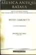PETITE CAMUSETTE. DES PREZ Josquin