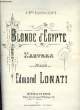 BLONDE D'EGYPTE. LONATI Edmond